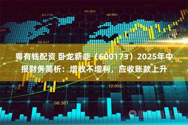粤有钱配资 卧龙新能（600173）2025年中报财务简析：增收不增利，应收账款上升