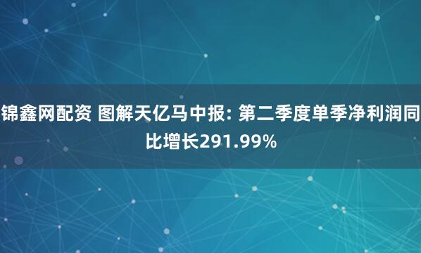 锦鑫网配资 图解天亿马中报: 第二季度单季净利润同比增长291.99%