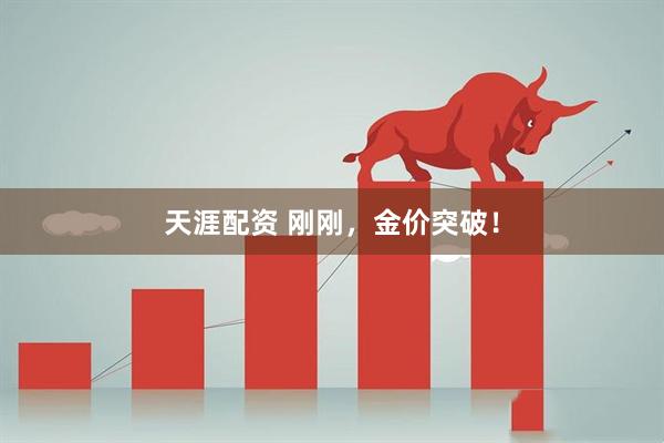 天涯配资 刚刚，金价突破！