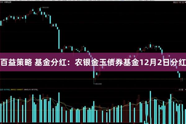 百益策略 基金分红:农银金玉债券基金12月2日分红